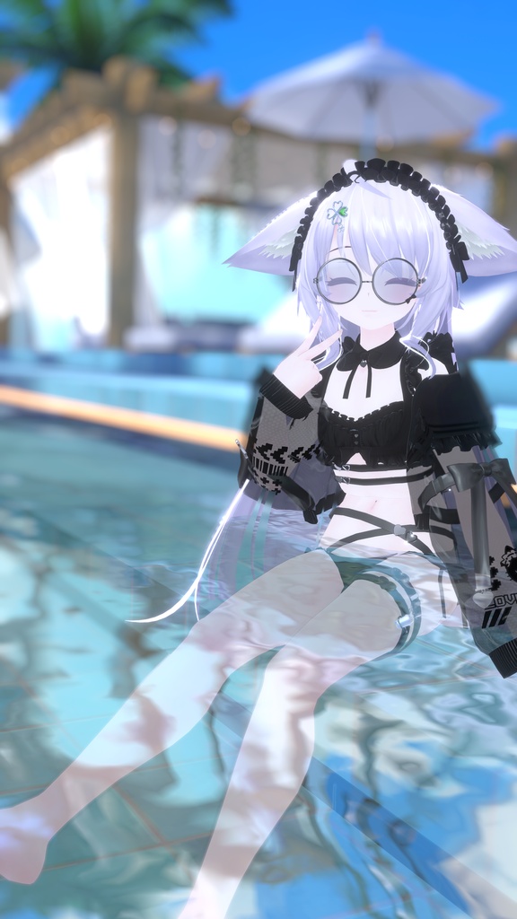 《44アバター対応衣装》サマーラブメイド -SummerLoveMaid- 《~7/7 SALE中!》