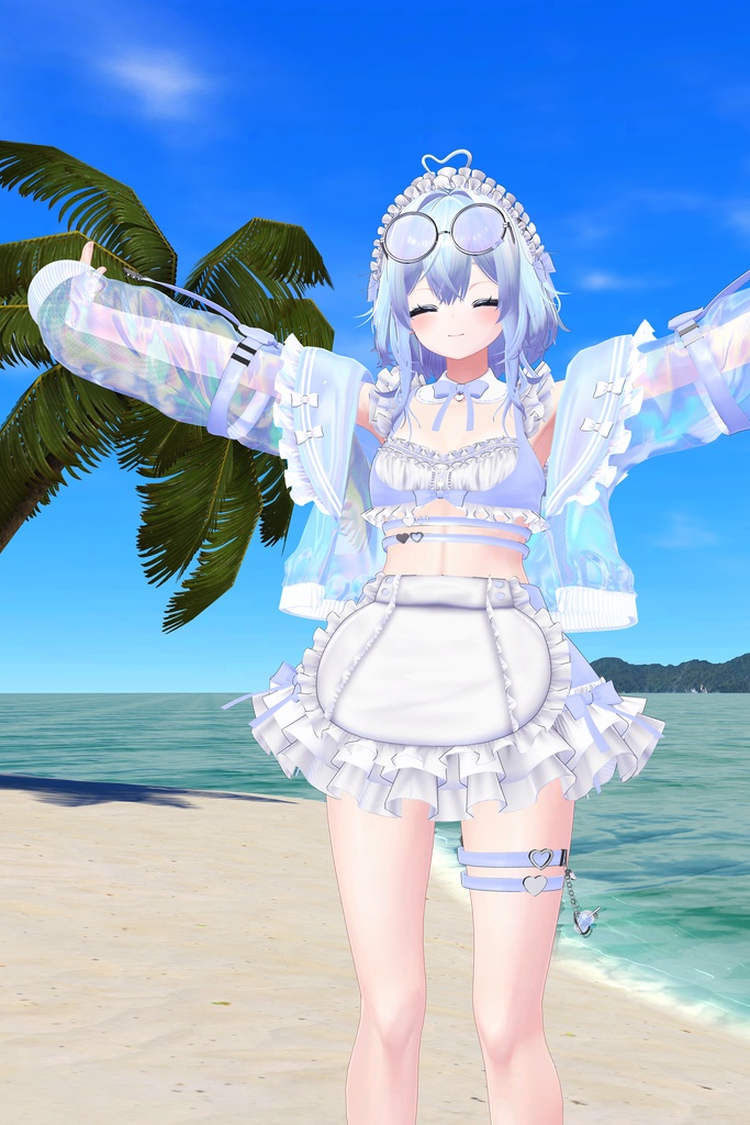 《44アバター対応衣装》サマーラブメイド -SummerLoveMaid- 《~7/7 SALE中!》