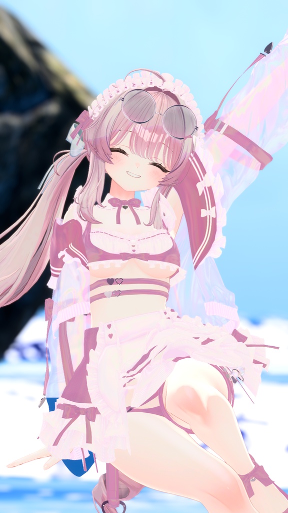 《44アバター対応衣装》サマーラブメイド -SummerLoveMaid- 《~7/7 SALE中!》