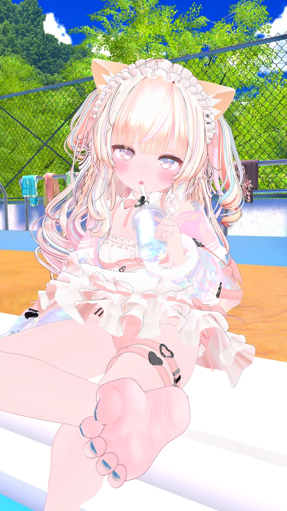 《44アバター対応衣装》サマーラブメイド -SummerLoveMaid- 《~7/7 SALE中!》