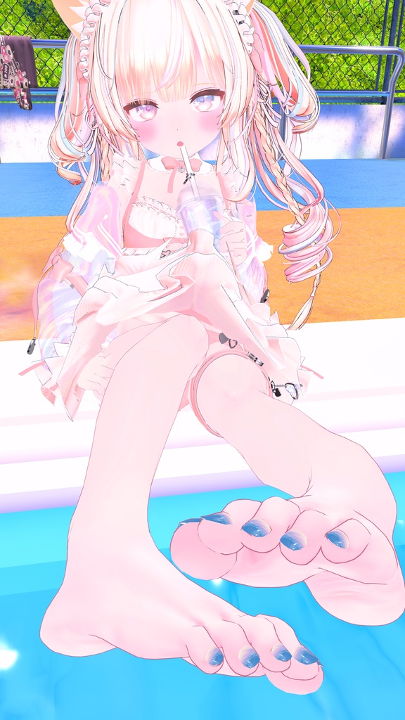 《44アバター対応衣装》サマーラブメイド -SummerLoveMaid- 《~7/7 SALE中!》