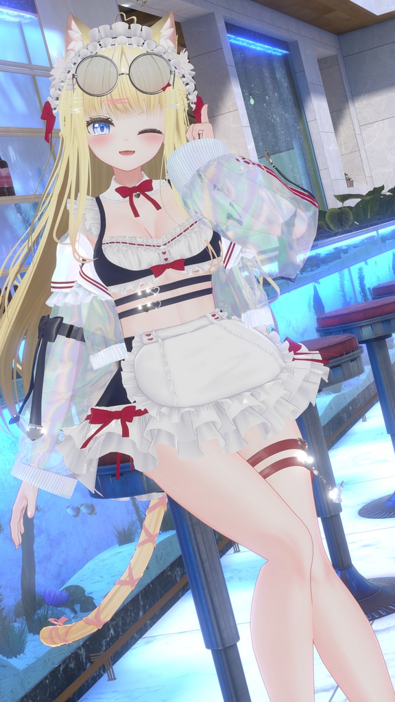 《44アバター対応衣装》サマーラブメイド -SummerLoveMaid- 《~7/7 SALE中!》