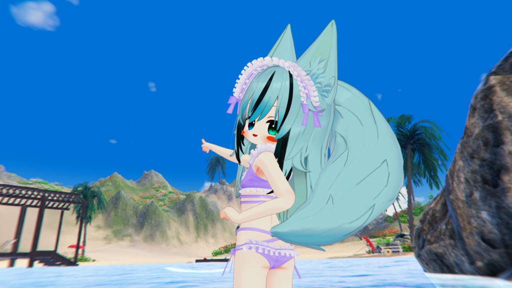 《44アバター対応衣装》サマーラブメイド -SummerLoveMaid- 《~7/7 SALE中!》