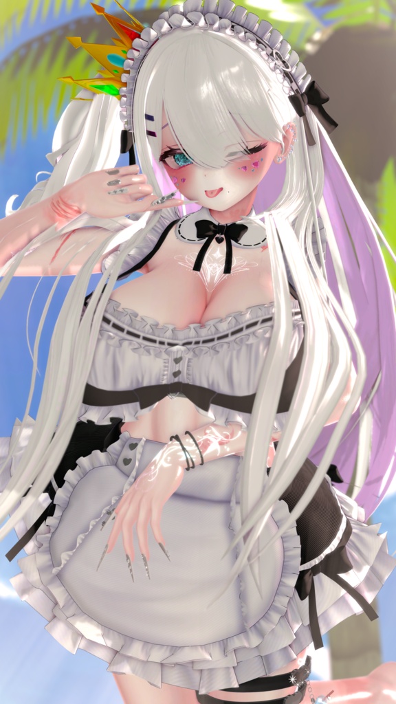 《44アバター対応衣装》サマーラブメイド -SummerLoveMaid- 《~7/7 SALE中!》