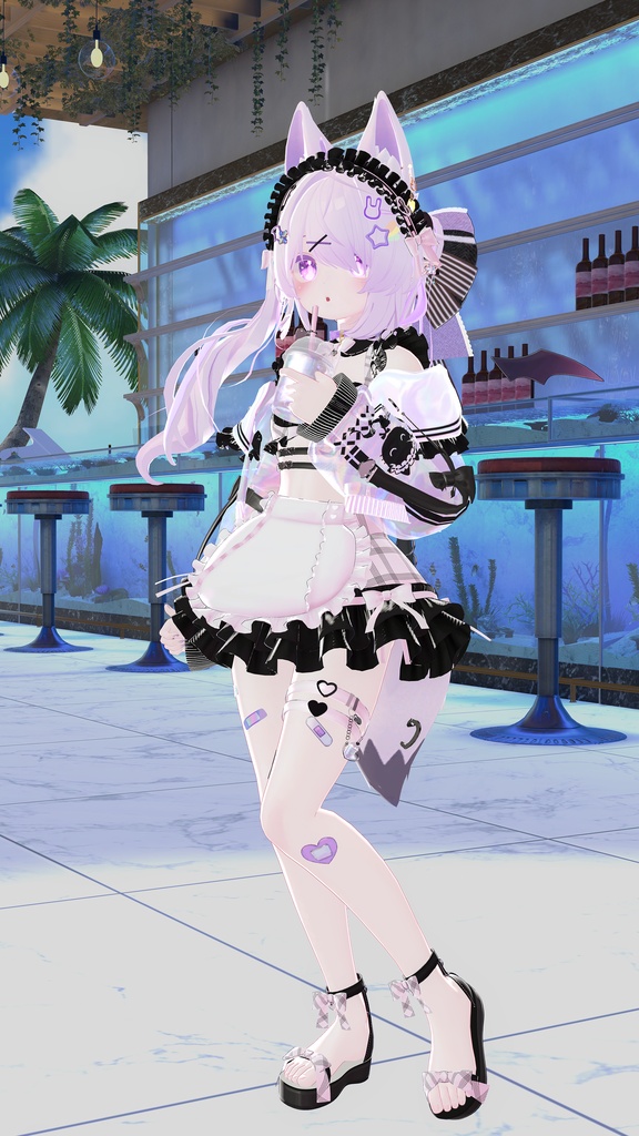 《44アバター対応衣装》サマーラブメイド -SummerLoveMaid- 《~7/7 SALE中!》