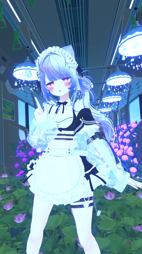 《44アバター対応衣装》サマーラブメイド -SummerLoveMaid- 《~7/7 SALE中!》