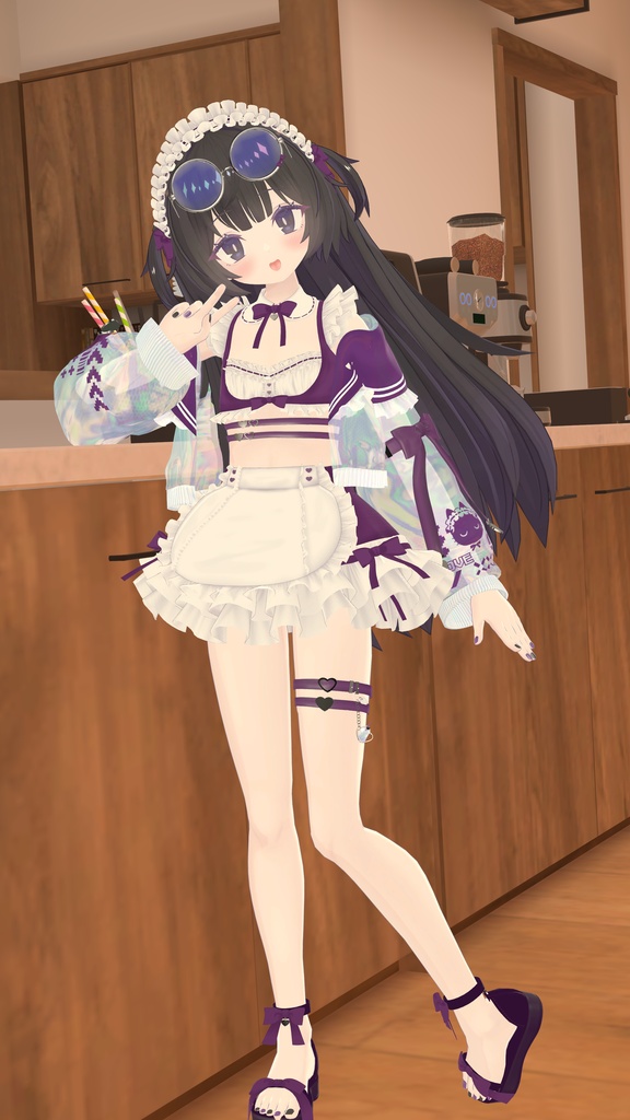 《44アバター対応衣装》サマーラブメイド -SummerLoveMaid- 《~7/7 SALE中!》