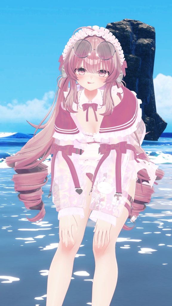 《44アバター対応衣装》サマーラブメイド -SummerLoveMaid- 《~7/7 SALE中!》