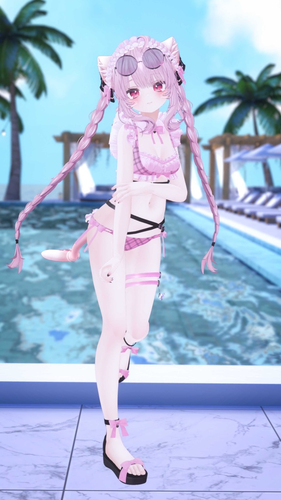 《44アバター対応衣装》サマーラブメイド -SummerLoveMaid- 《~7/7 SALE中!》