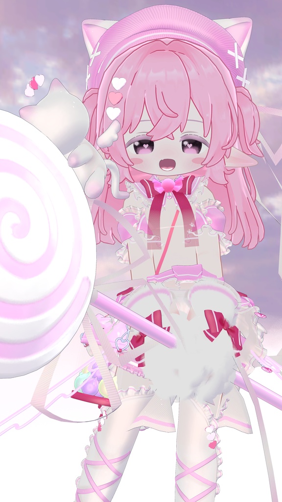 《38アバター対応衣装》まじかるスイート♡ねこはんど《~8/7 Sale中!》