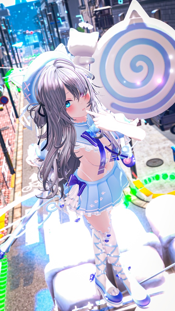 《38アバター対応衣装》まじかるスイート♡ねこはんど《~8/7 Sale中!》
