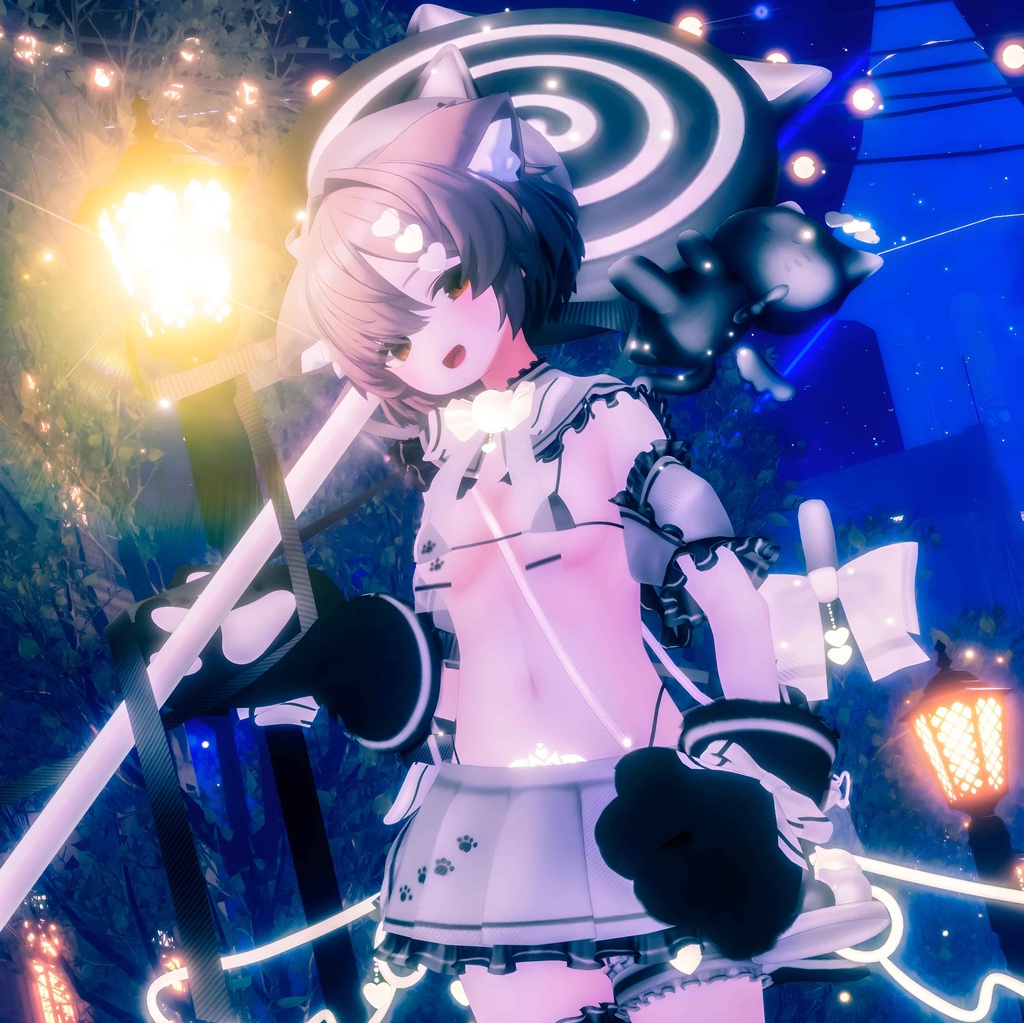《38アバター対応衣装》まじかるスイート♡ねこはんど《~8/7 Sale中!》