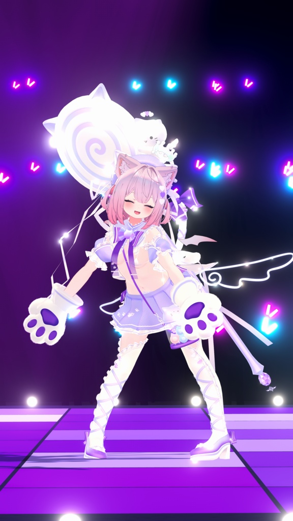 《38アバター対応衣装》まじかるスイート♡ねこはんど《~8/7 Sale中!》
