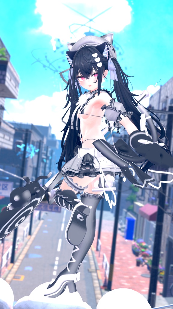 《38アバター対応衣装》まじかるスイート♡ねこはんど《~8/7 Sale中!》