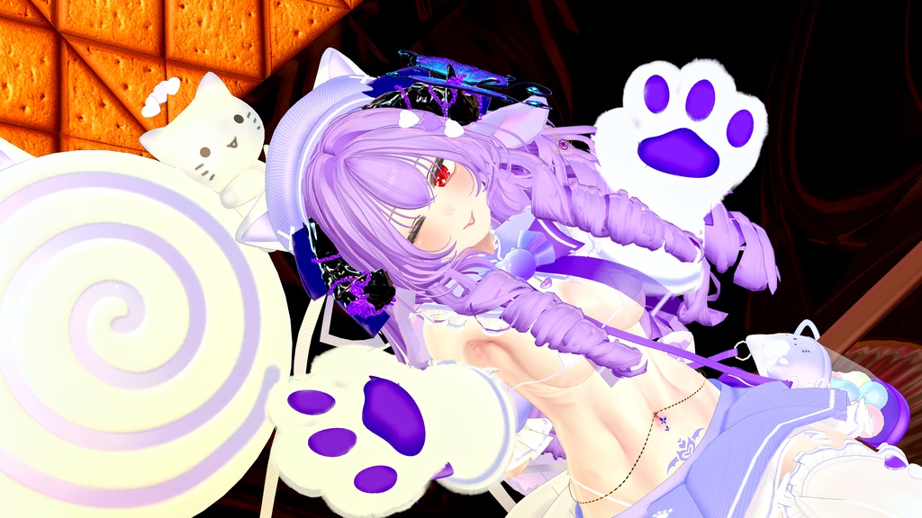 《38アバター対応衣装》まじかるスイート♡ねこはんど《~8/7 Sale中!》