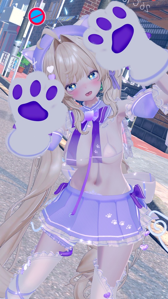 《38アバター対応衣装》まじかるスイート♡ねこはんど《~8/7 Sale中!》