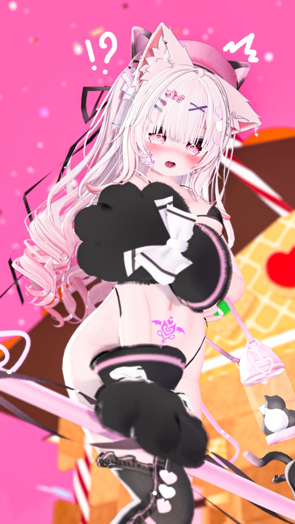 《38アバター対応衣装》まじかるスイート♡ねこはんど《~8/7 Sale中!》