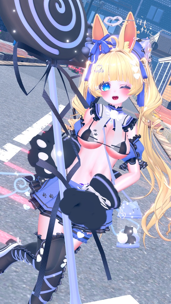 《38アバター対応衣装》まじかるスイート♡ねこはんど《~8/7 Sale中!》