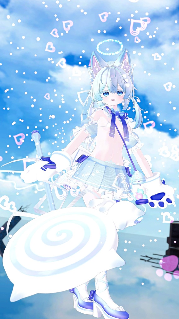 《38アバター対応衣装》まじかるスイート♡ねこはんど《~8/7 Sale中!》