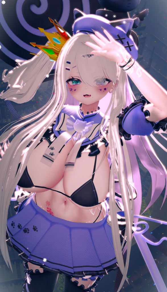 《38アバター対応衣装》まじかるスイート♡ねこはんど《~8/7 Sale中!》