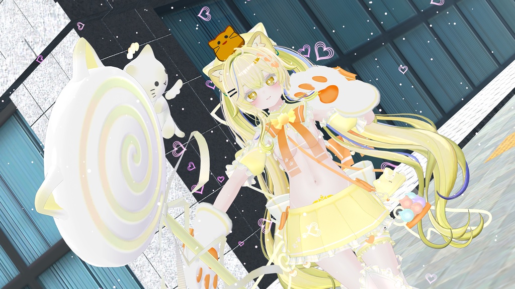《38アバター対応衣装》まじかるスイート♡ねこはんど《~8/7 Sale中!》