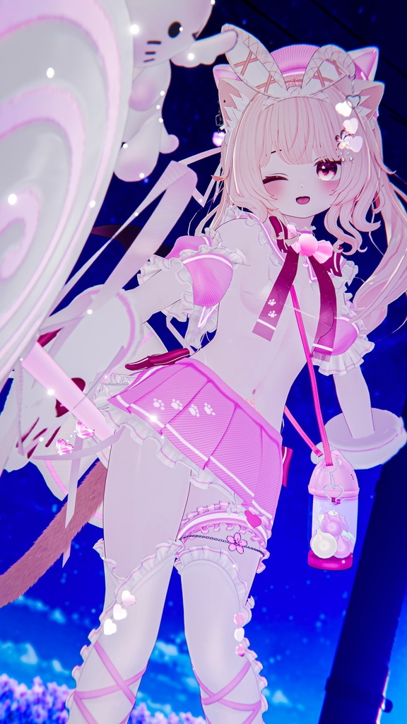 《38アバター対応衣装》まじかるスイート♡ねこはんど《~8/7 Sale中!》