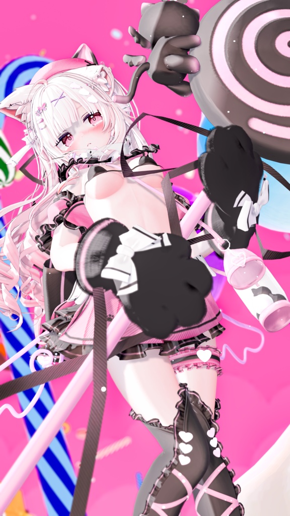 《38アバター対応衣装》まじかるスイート♡ねこはんど《~8/7 Sale中!》