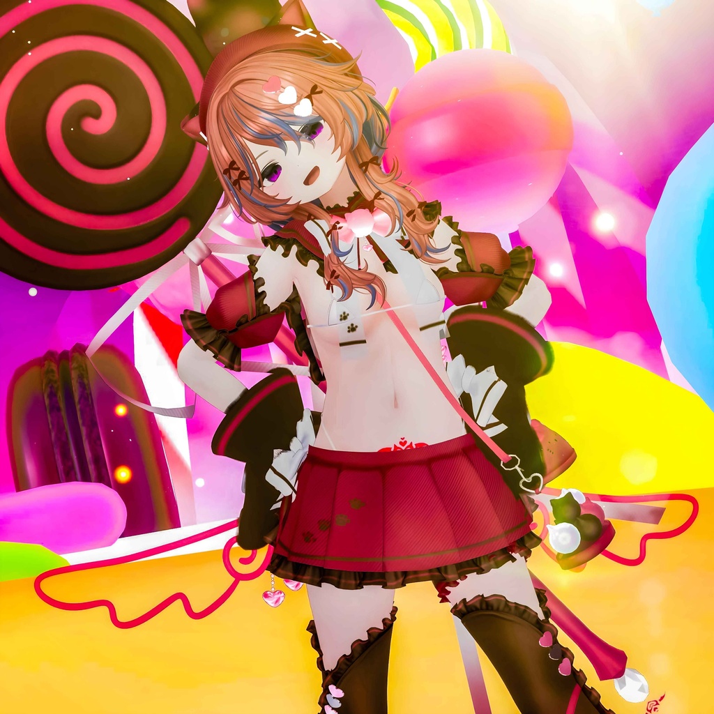 《38アバター対応衣装》まじかるスイート♡ねこはんど《~8/7 Sale中!》