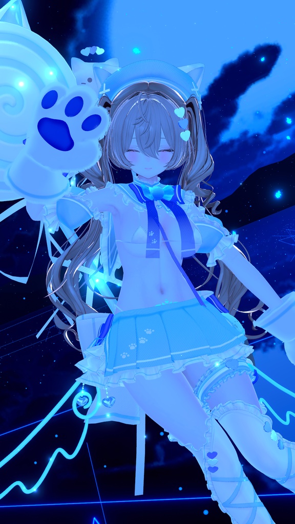 《38アバター対応衣装》まじかるスイート♡ねこはんど《~8/7 Sale中!》
