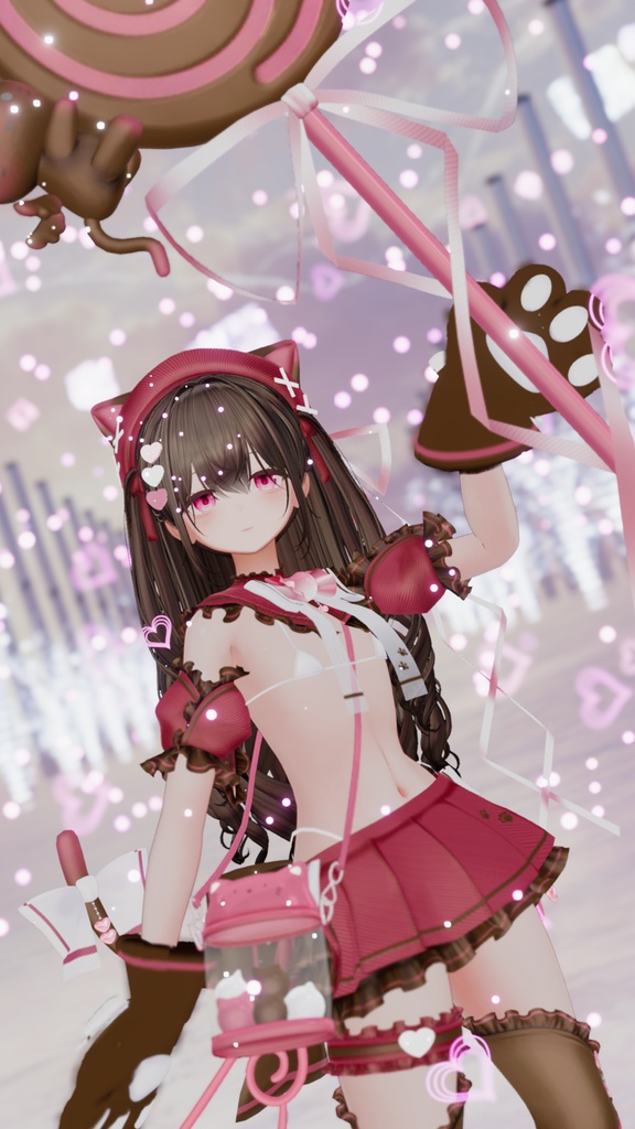 《38アバター対応衣装》まじかるスイート♡ねこはんど《~8/7 Sale中!》