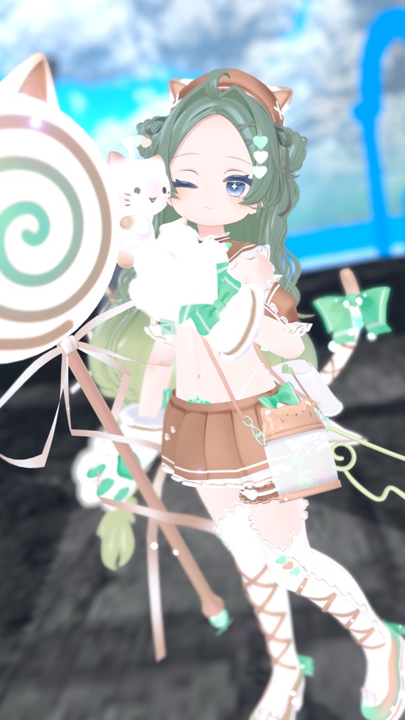《38アバター対応衣装》まじかるスイート♡ねこはんど《~8/7 Sale中!》
