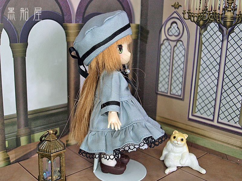 オビツ11 リボンワンピースドレス(4インチヘッド)