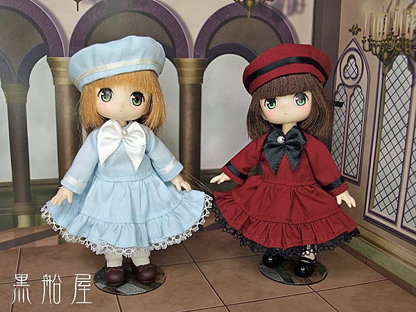 オビツ11 リボンワンピースドレス(4インチヘッド)