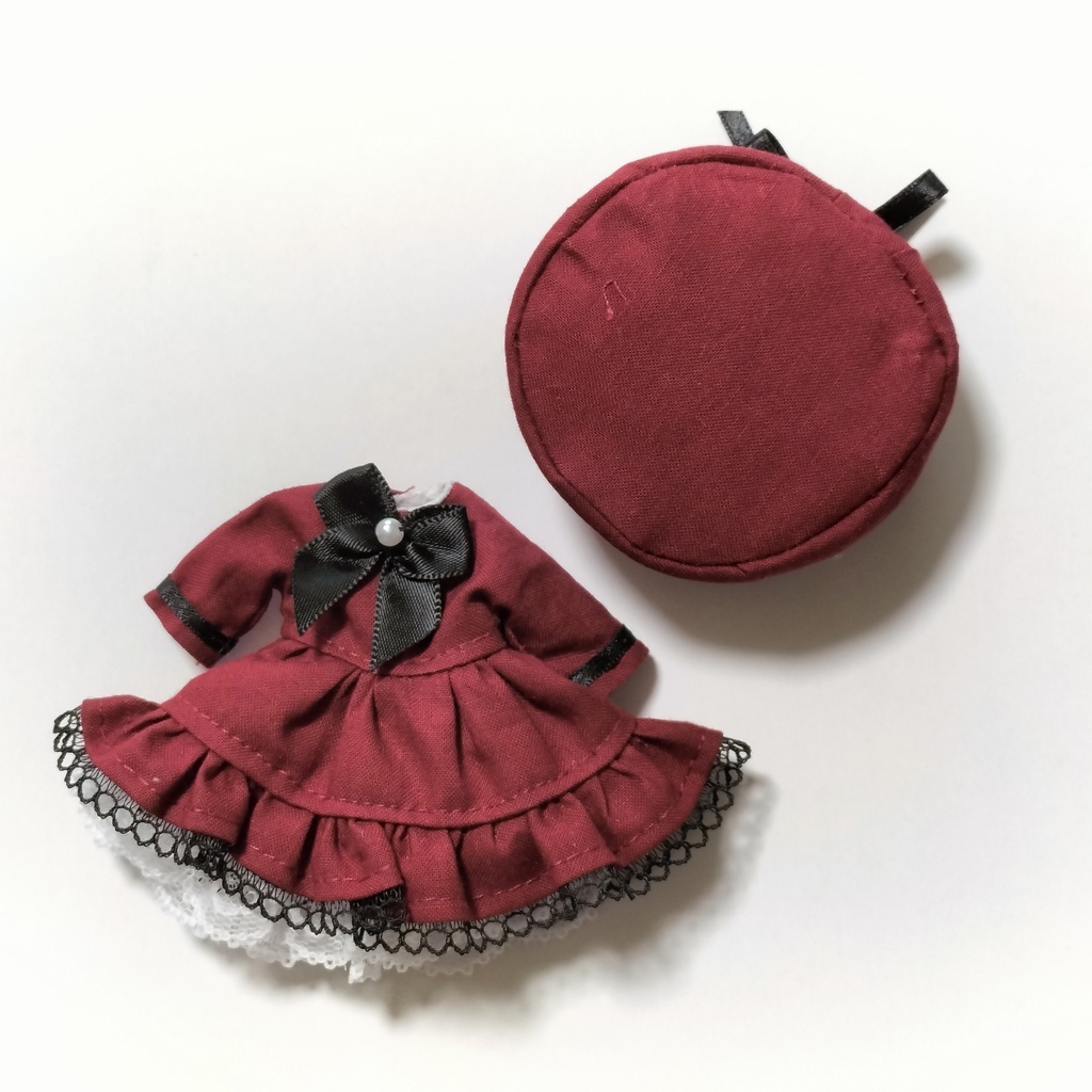 オビツ11 リボンワンピースドレス(ねんどろいどどーるヘッド)