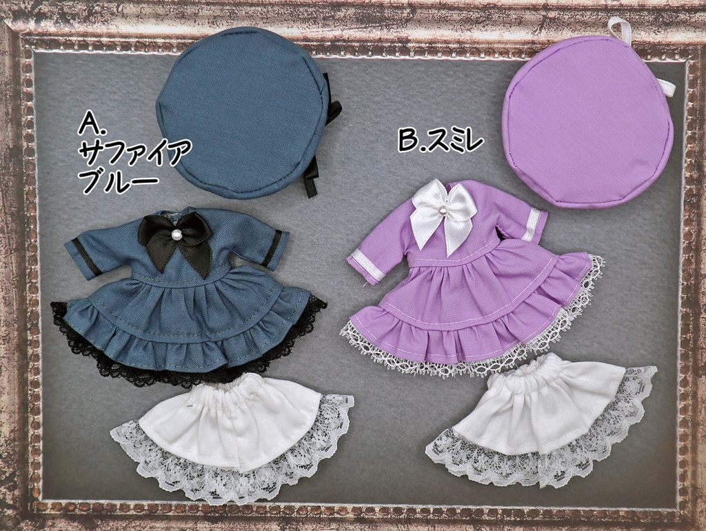 オビツ11 リボンワンピースドレス(ねんどろいどどーるヘッド)