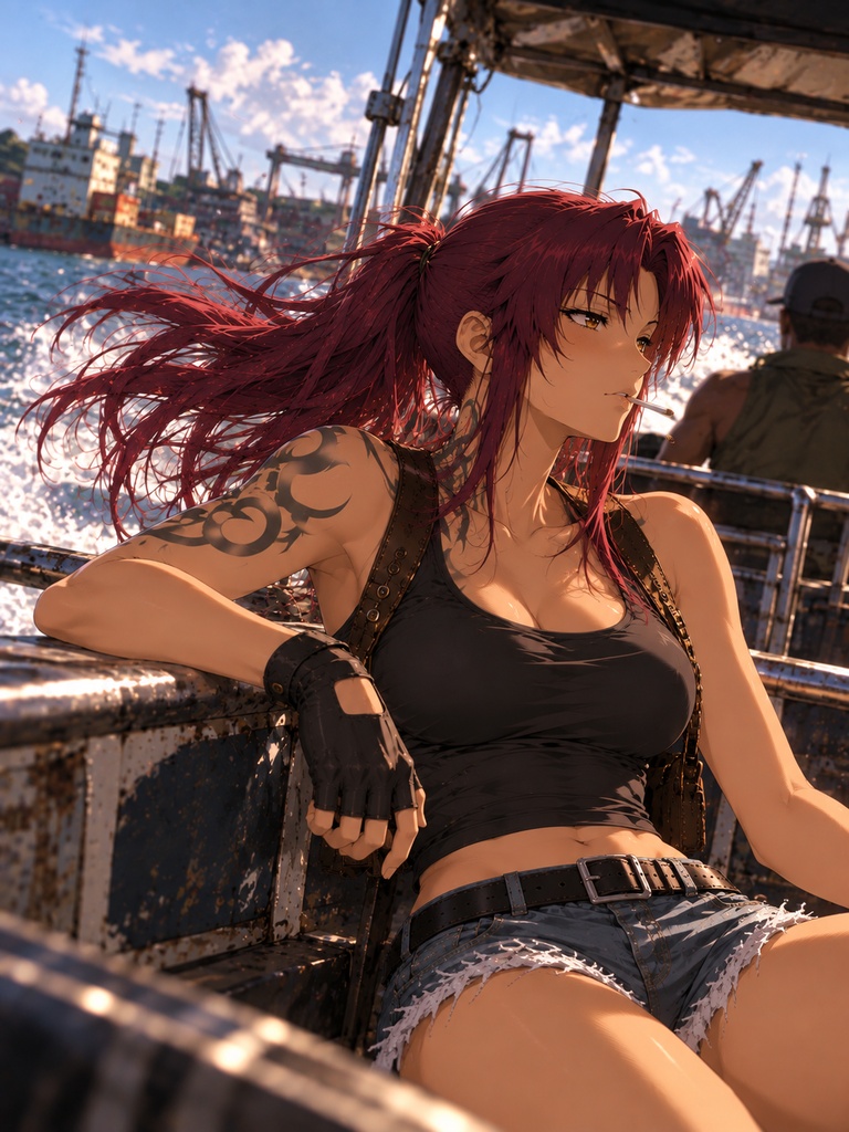 BLACK LAGOON — REVY — レヴィ AI Illustration Fanbook|AI艶彩堂