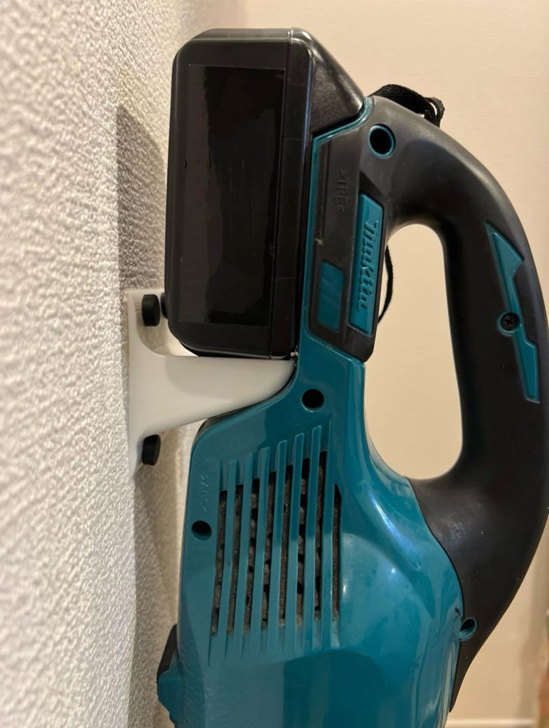【壁を傷つけない】マキタ掃除機壁掛けホルダー、スタンドmakita 壁面収納