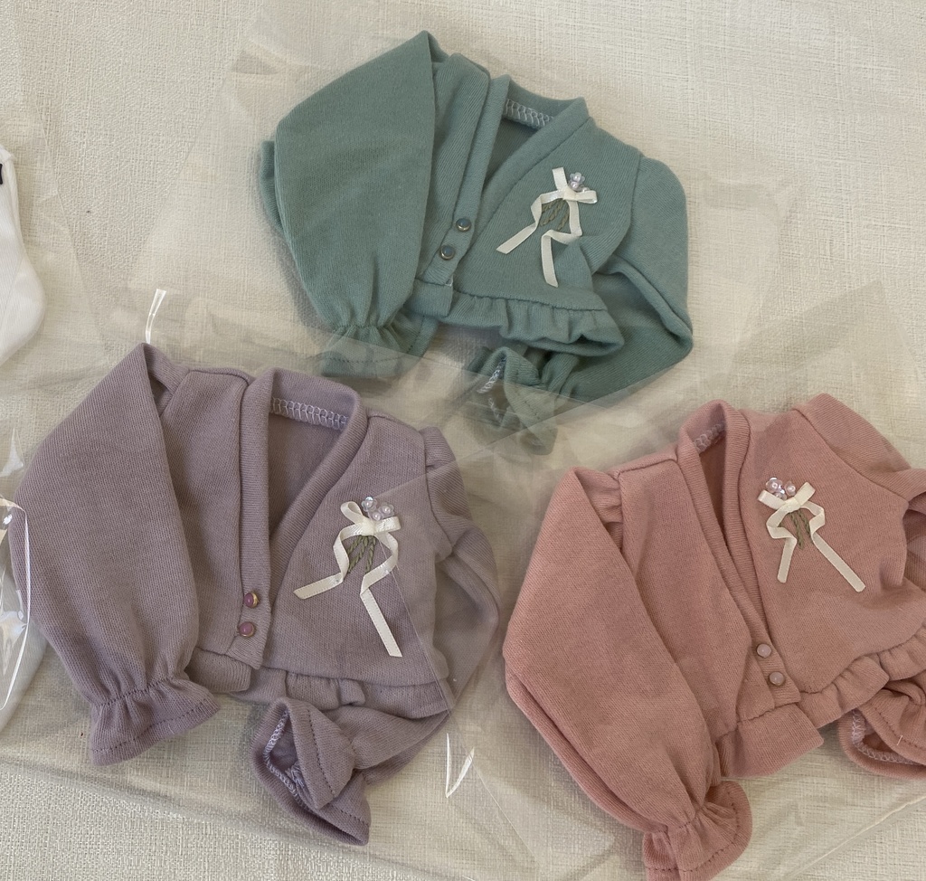 【MDD用】ミニブーケ刺繍カーディガン