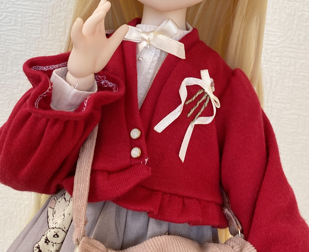 【MDD用】ミニブーケ刺繍カーディガン