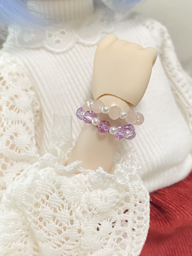 【1/3ドール用】鉱石風ブレスレット