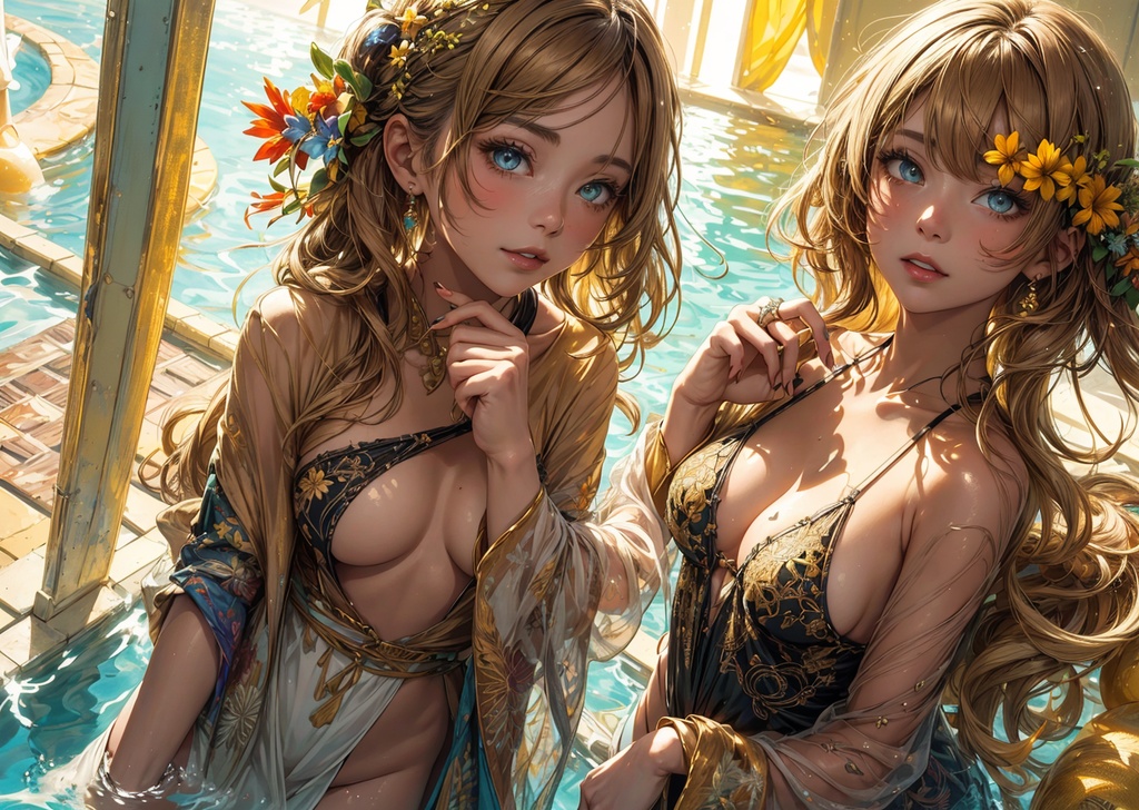 水着イラスト集　Swimsuit Illustration Collection.