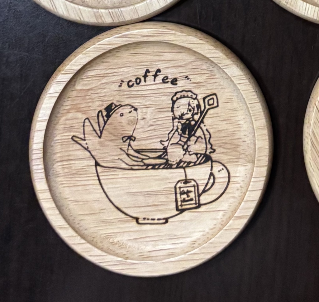 コーヒーカップコースター