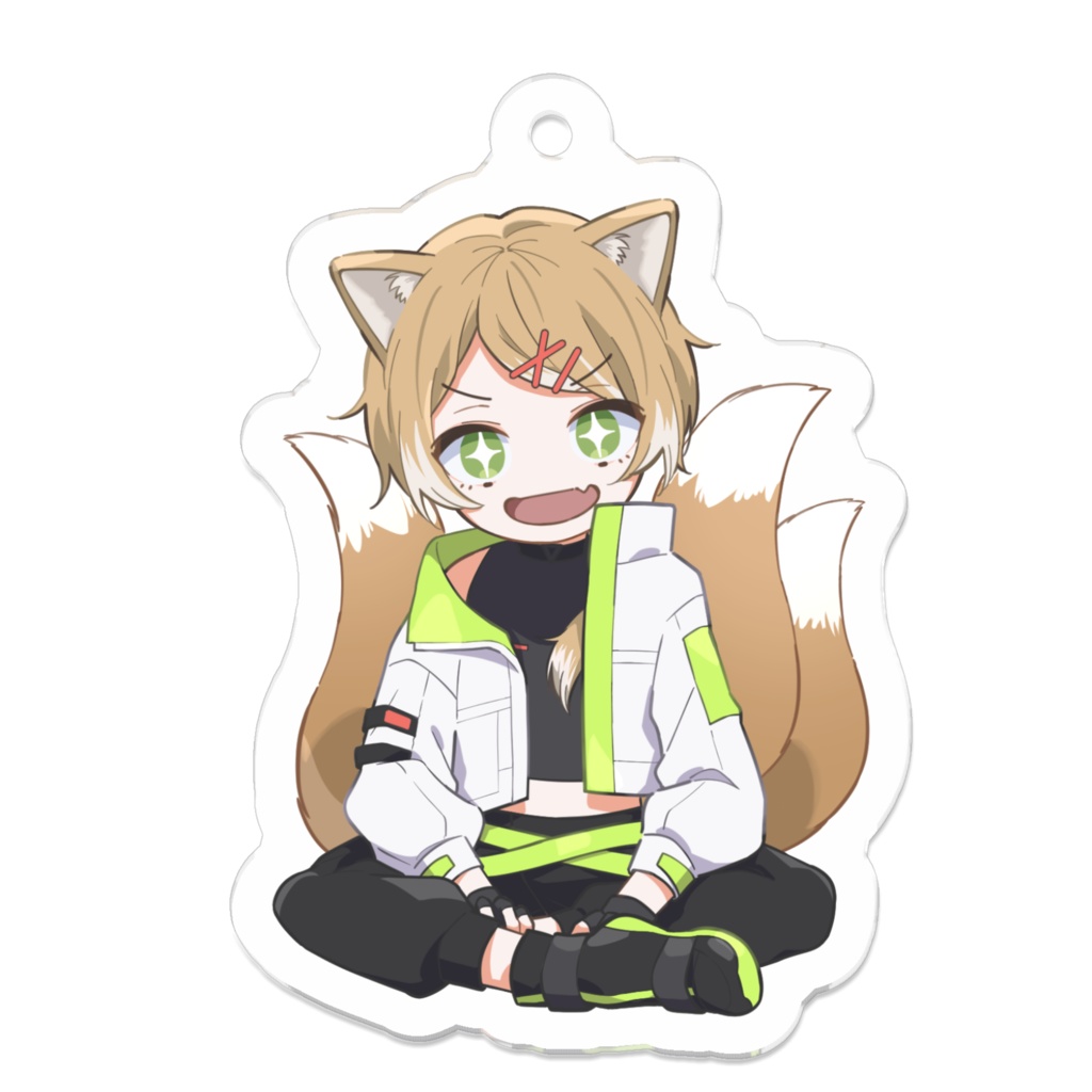 キラキラアニエスキーホルダー