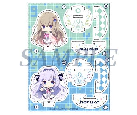 9-nine- ゆらゆらアクスタ(都&春風)