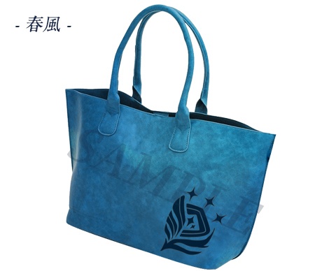 9-nine-×栃木レザー トートバッグ《BLUE》 香坂春風