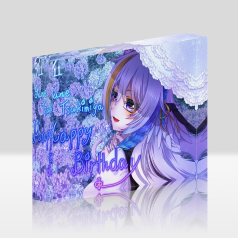 【受注生産】2026年月都ユネ生誕記念アクリルブロック【6/22まで】