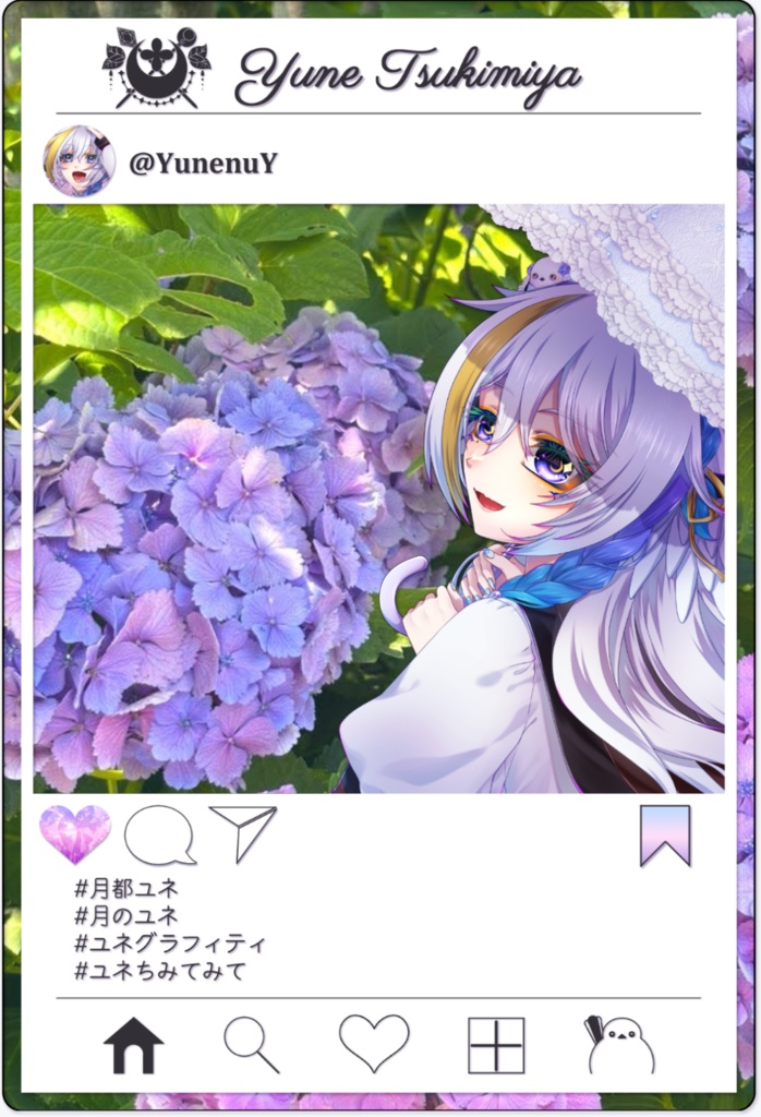 【受注生産】2026年月都ユネ生誕記念インスタ風アクリルプレート【6/22まで】