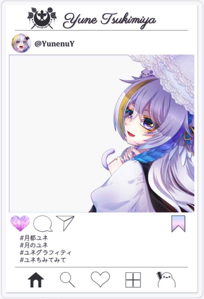 【受注生産】2026年月都ユネ生誕記念インスタ風アクリルプレート【6/22まで】