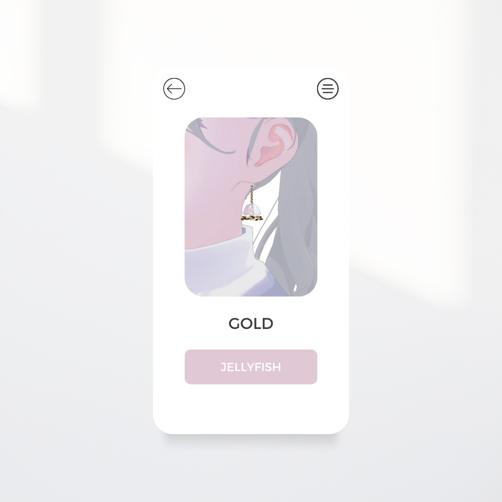 クラゲイヤリング Jellyfish Earring【MA対応】