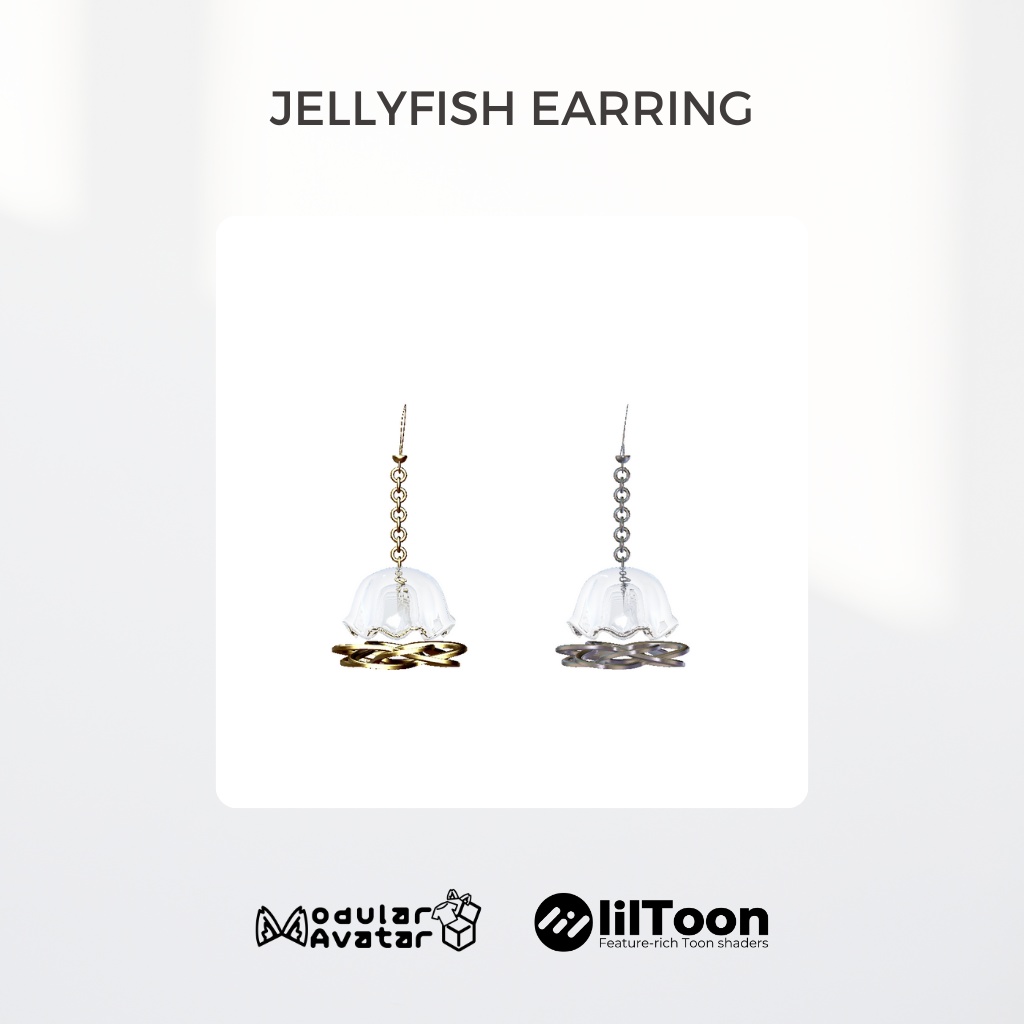 クラゲイヤリング Jellyfish Earring【MA対応】